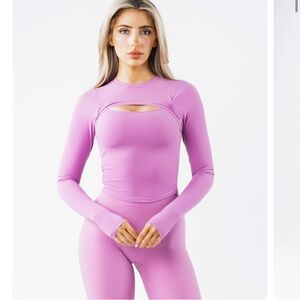 NWT Alphalete Peekaboo Tenacity Long Sleeve